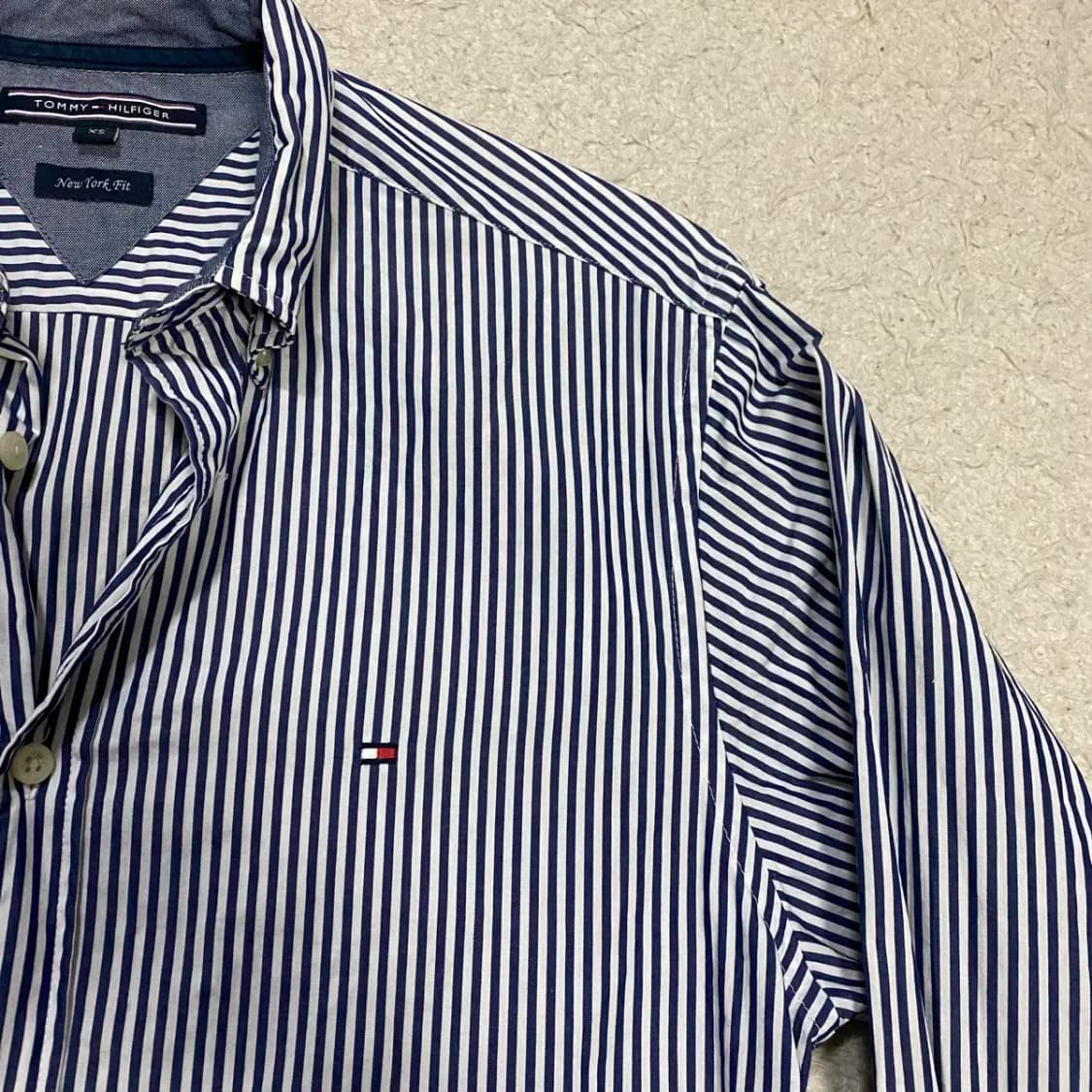 타미힐피거 스트라이프 긴팔 셔츠 xs 상품이미지2
