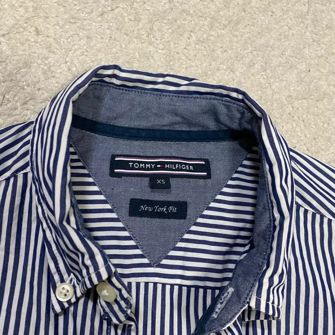 타미힐피거 스트라이프 긴팔 셔츠 xs 상품이미지3