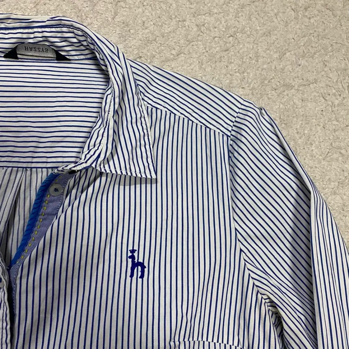 헤지스 셔츠 스트라이프 여성 85 상품이미지2