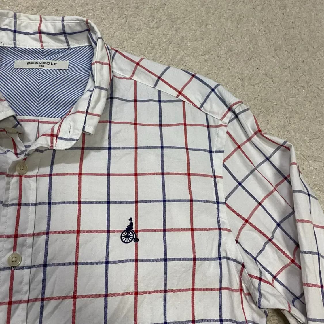 빈폴 체크 긴팔 셔츠 100 상품이미지2
