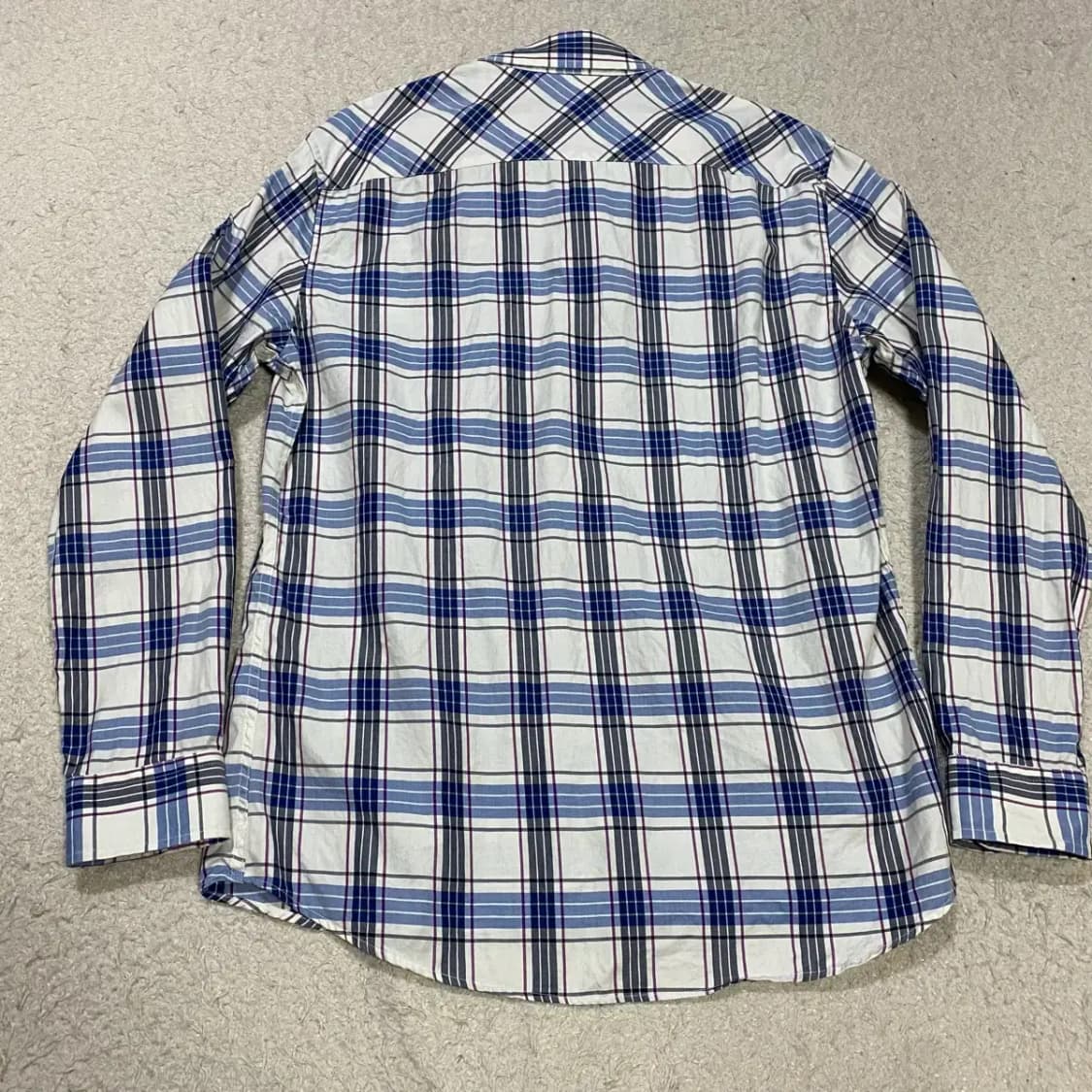 헤지스 체크 셔츠 남방 긴팔 105 상품이미지5