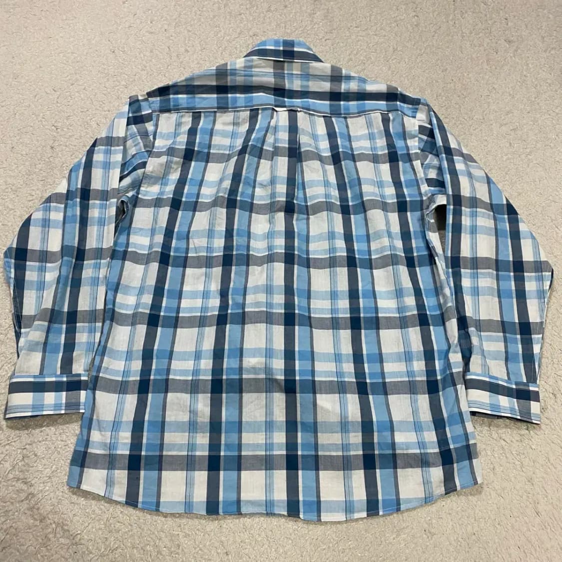 리바이스 블루 체크 긴팔 셔츠 xxl 상품이미지6
