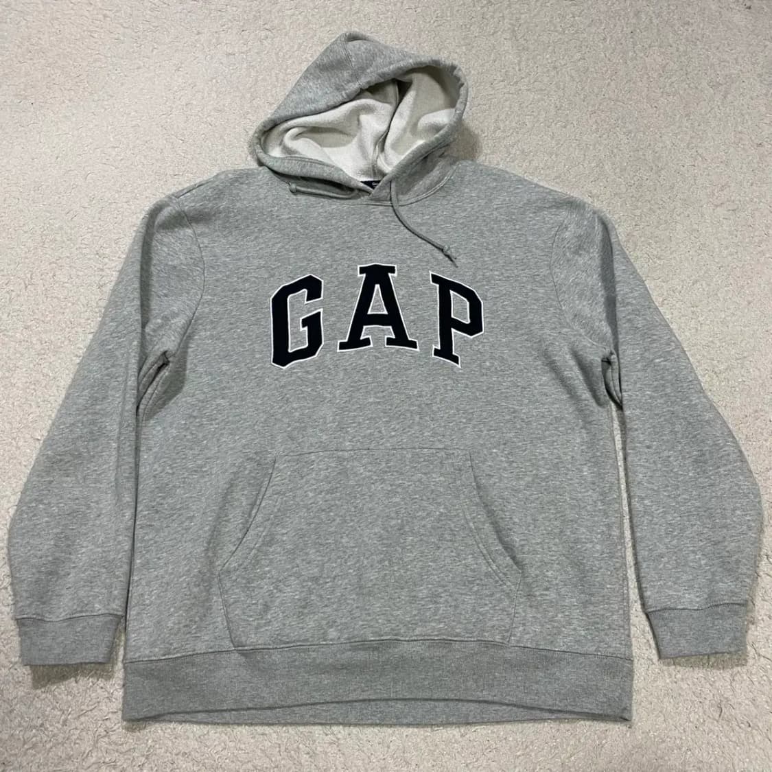 갭 GAP 로고 후드티 그레이 기모 xl 상품이미지1