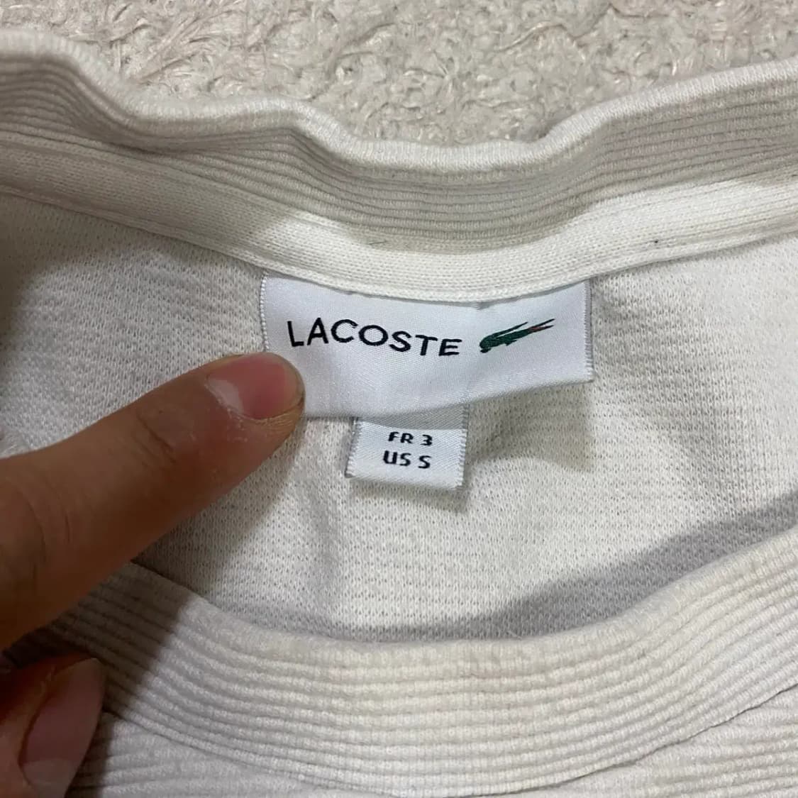 라코스테 맨투맨 s 95 상품이미지3