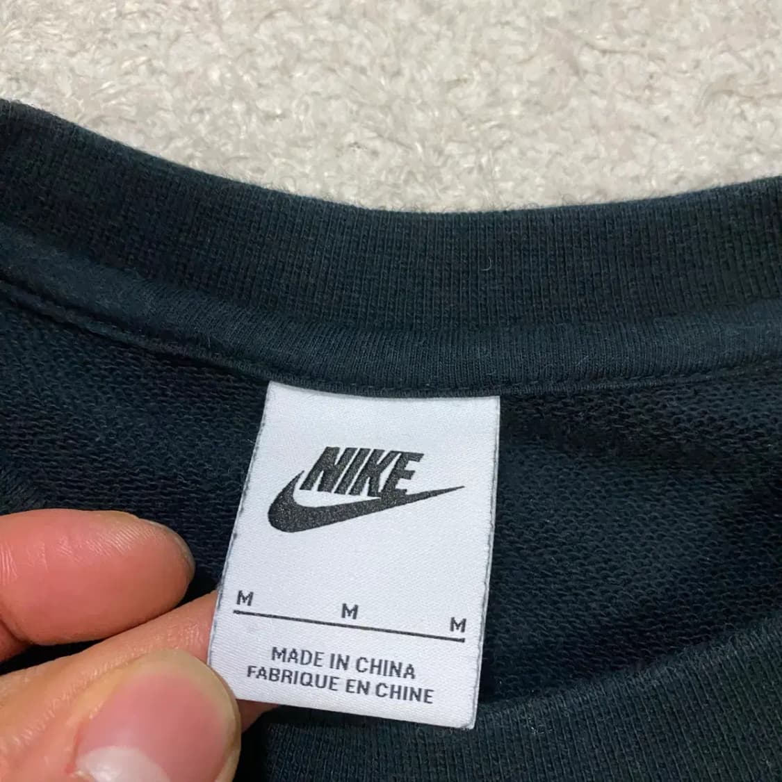 나이키 맨투맨 블랙 m 95 상품이미지3