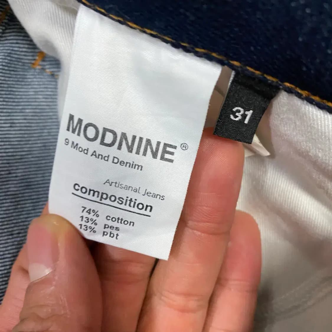 모드나인 청바지 데님 팬츠 31인치 상품이미지4