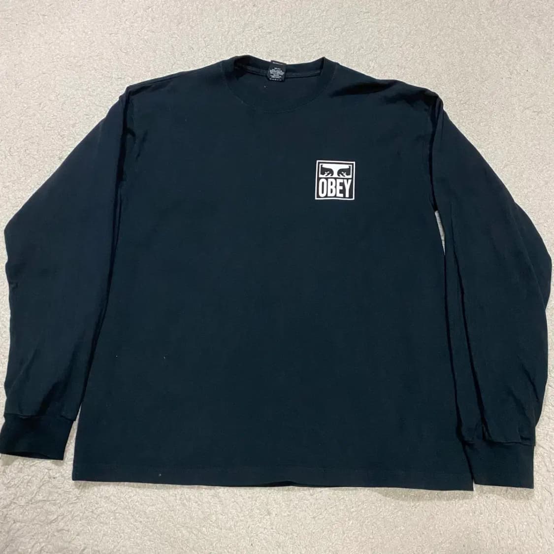 OBEY 오베이 블랙 긴팔 티셔츠 L 상품이미지1