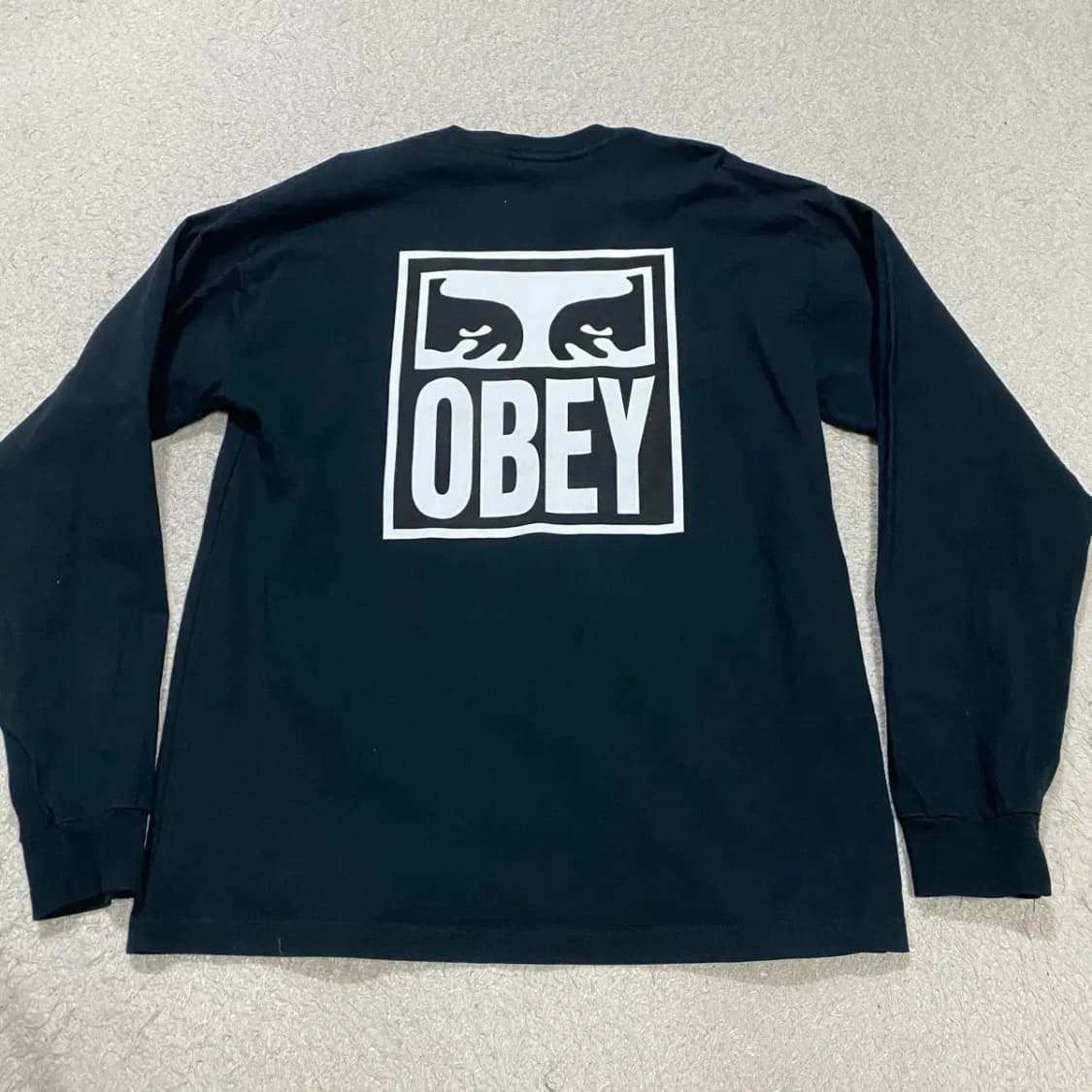 OBEY 오베이 블랙 긴팔 티셔츠 L 상품이미지5