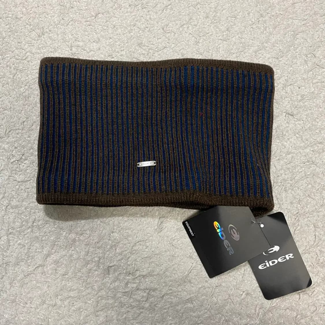 아이더 브라운/네이비 넥워머 상품이미지1