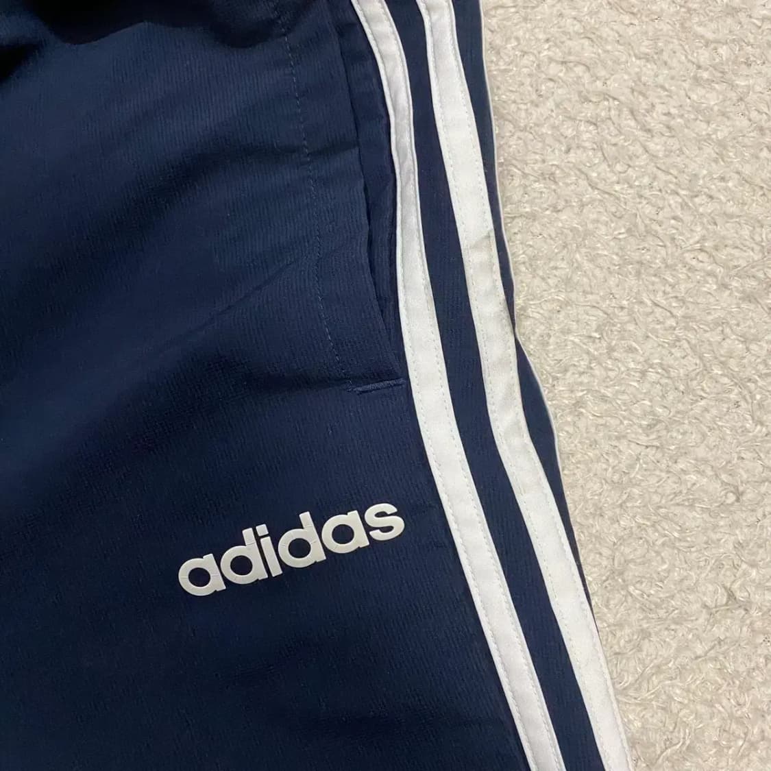 아디다스 삼선 트레이닝 바지 네이비 L 상품이미지3