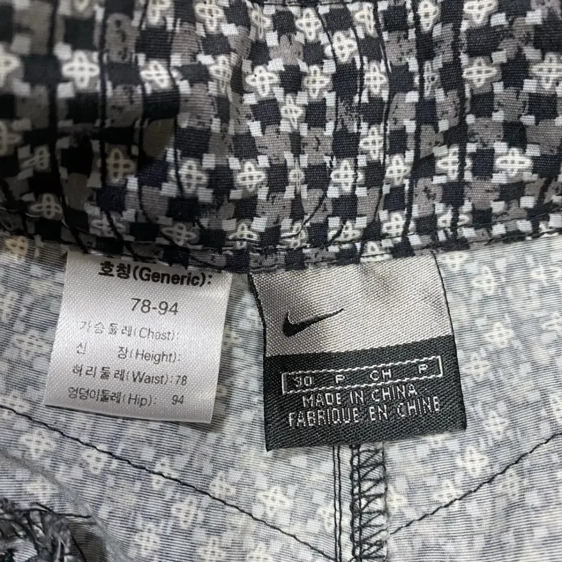 나이키 패턴 반바지 스윔 팬츠 30인치 상품이미지3