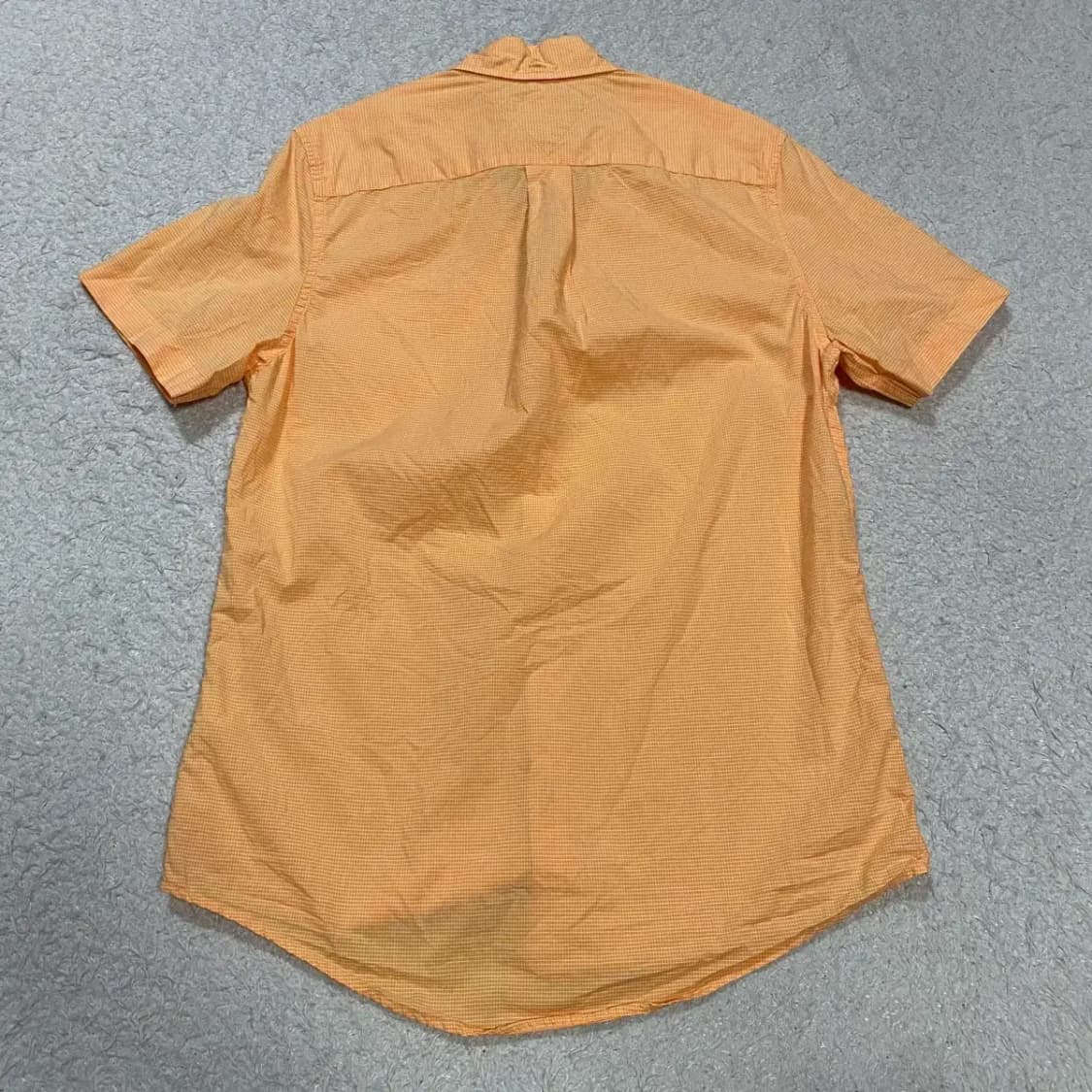 타미힐피거 오렌지 반팔 체크 셔츠 xs 상품이미지5