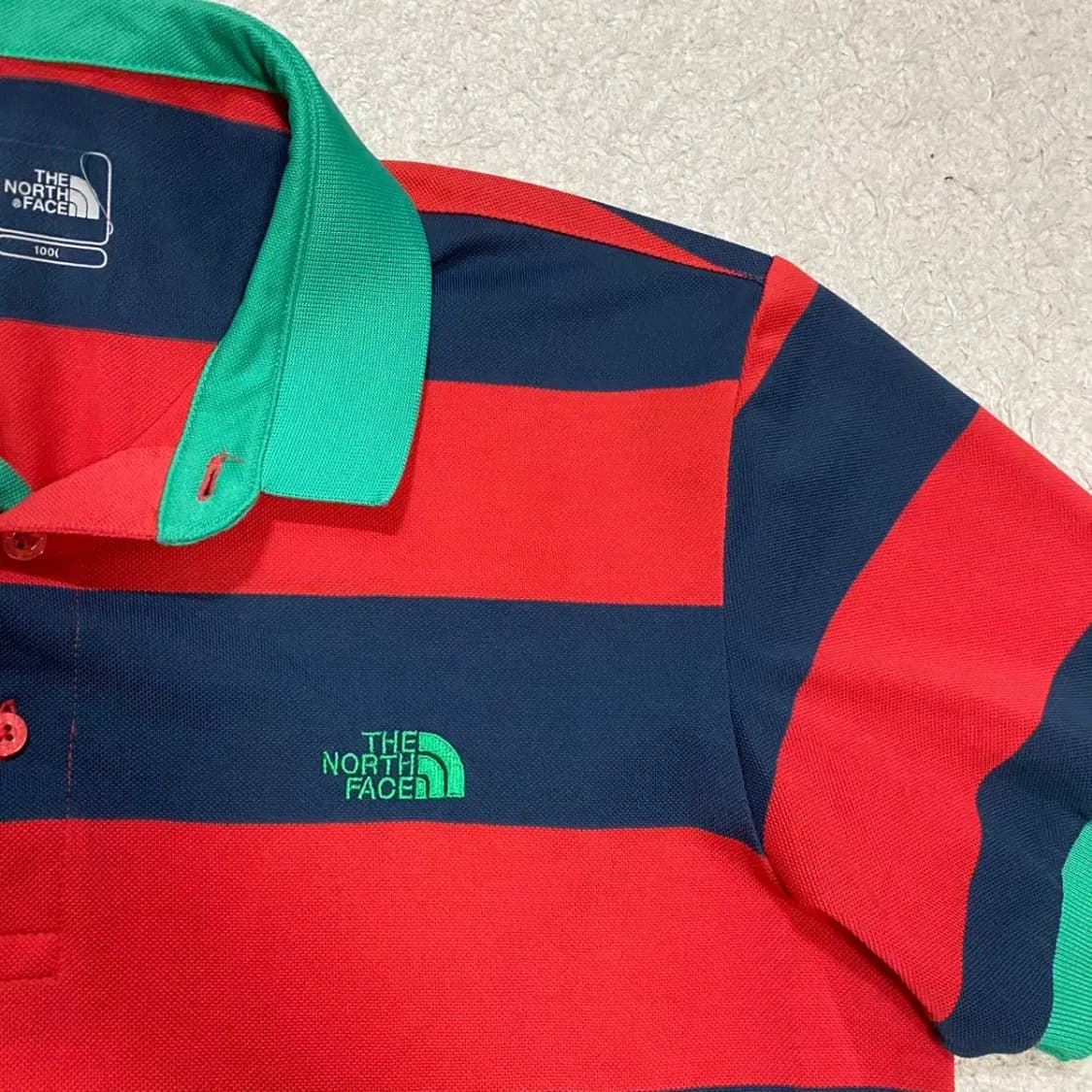 노스페이스 반팔 카라티 기능성 L 100 상품이미지2