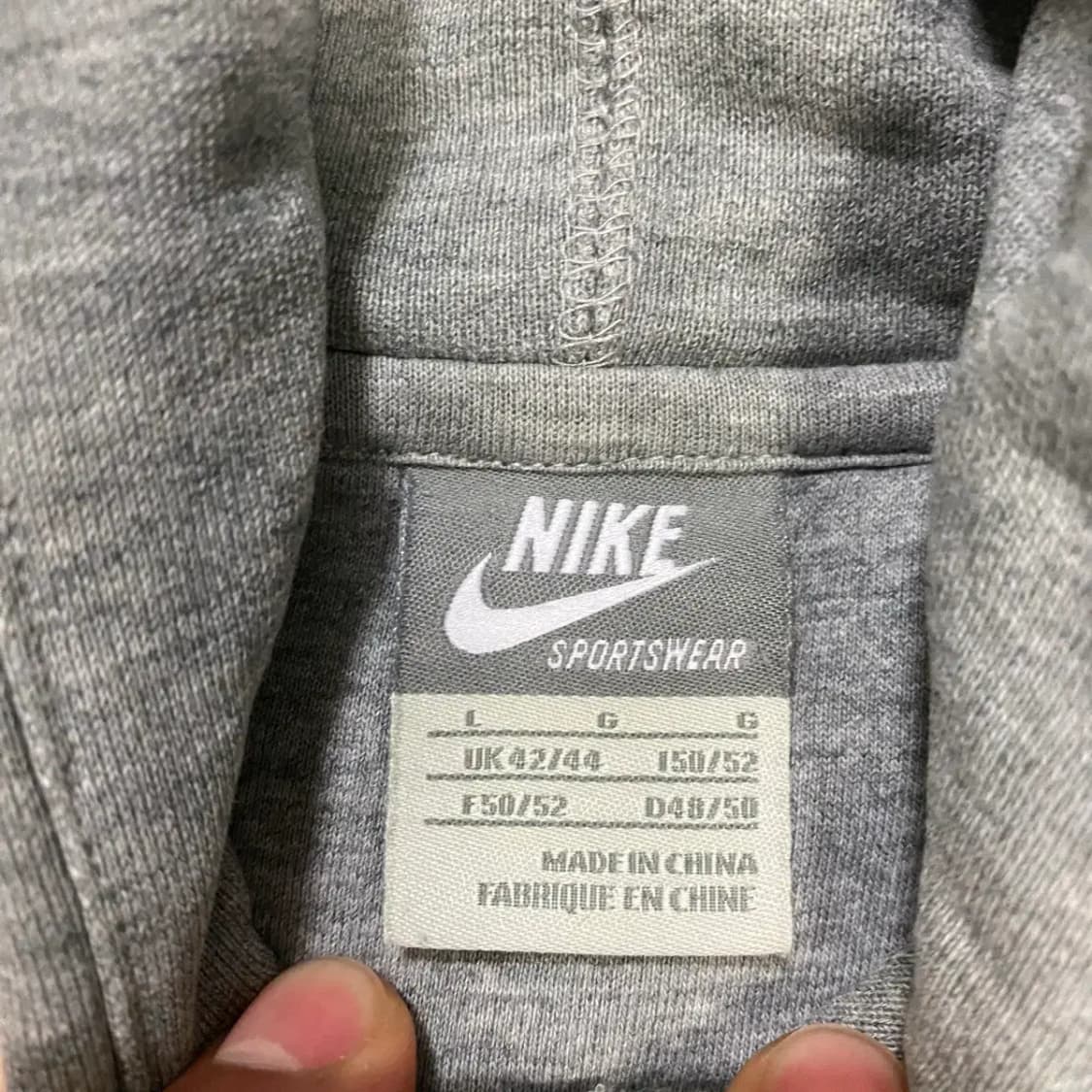 나이키 후드티 그레이 L 상품이미지5