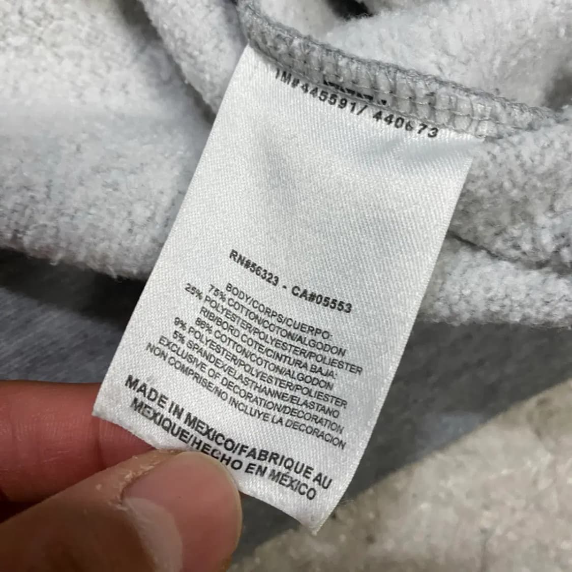 나이키 회색 후드티 스우시 기모 s 상품이미지4