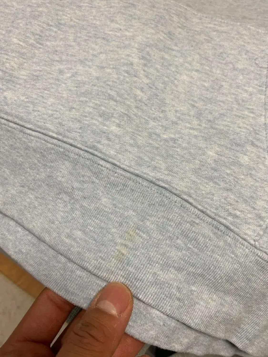 갭 GAP 로고 후드티 하늘색 기모 L 상품이미지6