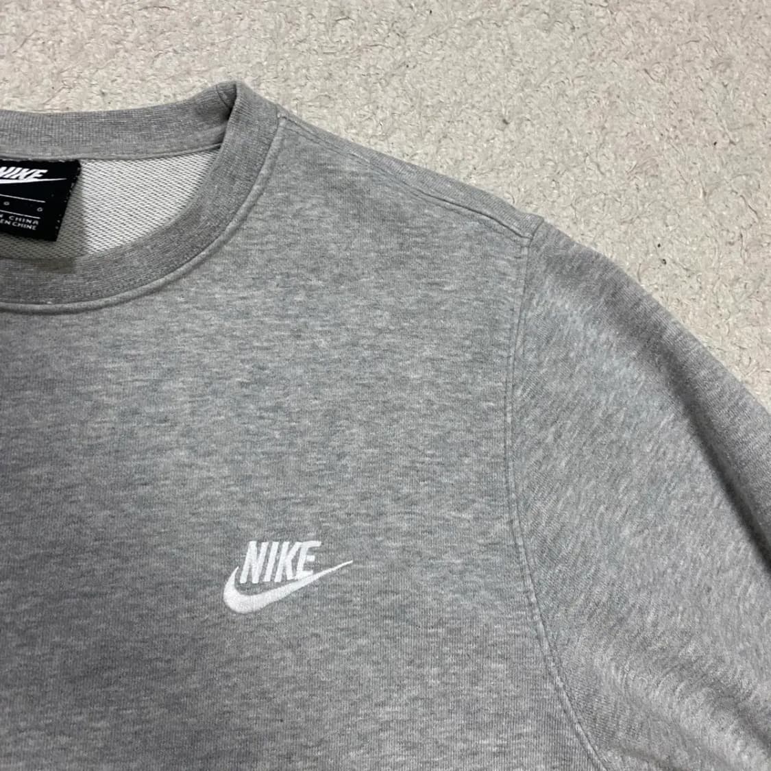 나이키 맨투맨 그레이 L 100 상품이미지2