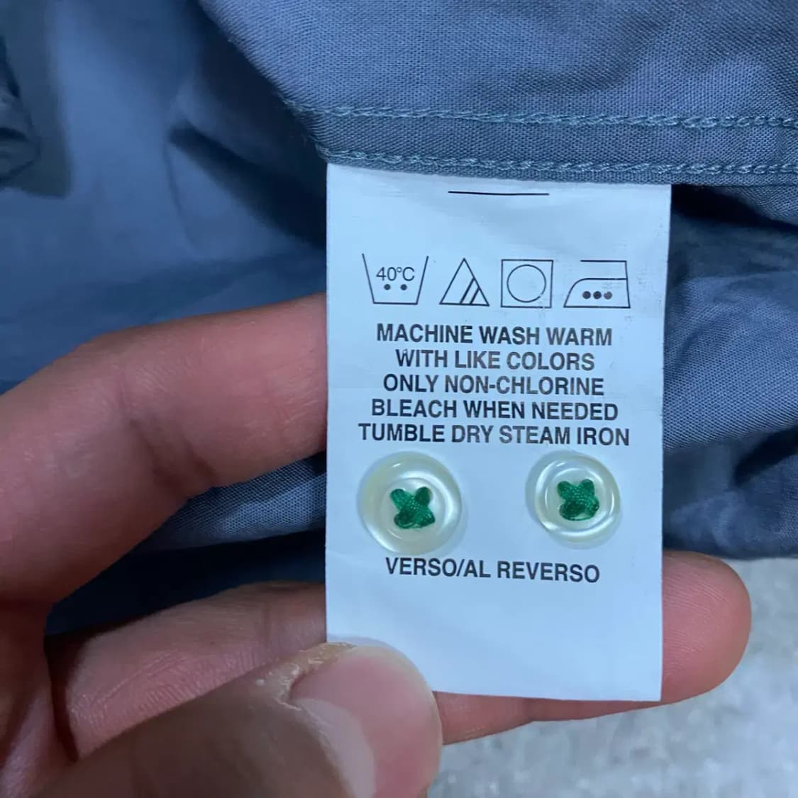 타미힐피거 셔츠 솔리드 상품이미지3