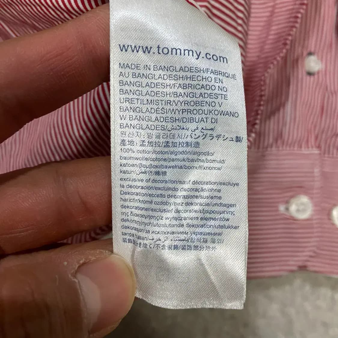 타미힐피거 스트라이프 긴팔 셔츠 상품이미지4