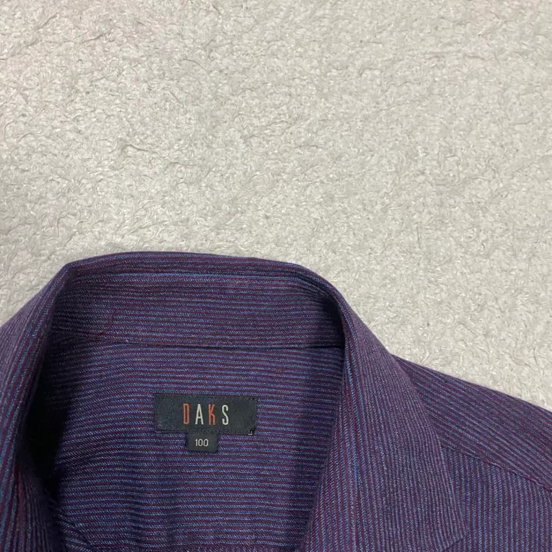 닥스 남성 스트라이프 긴팔 셔츠 100 상품이미지2