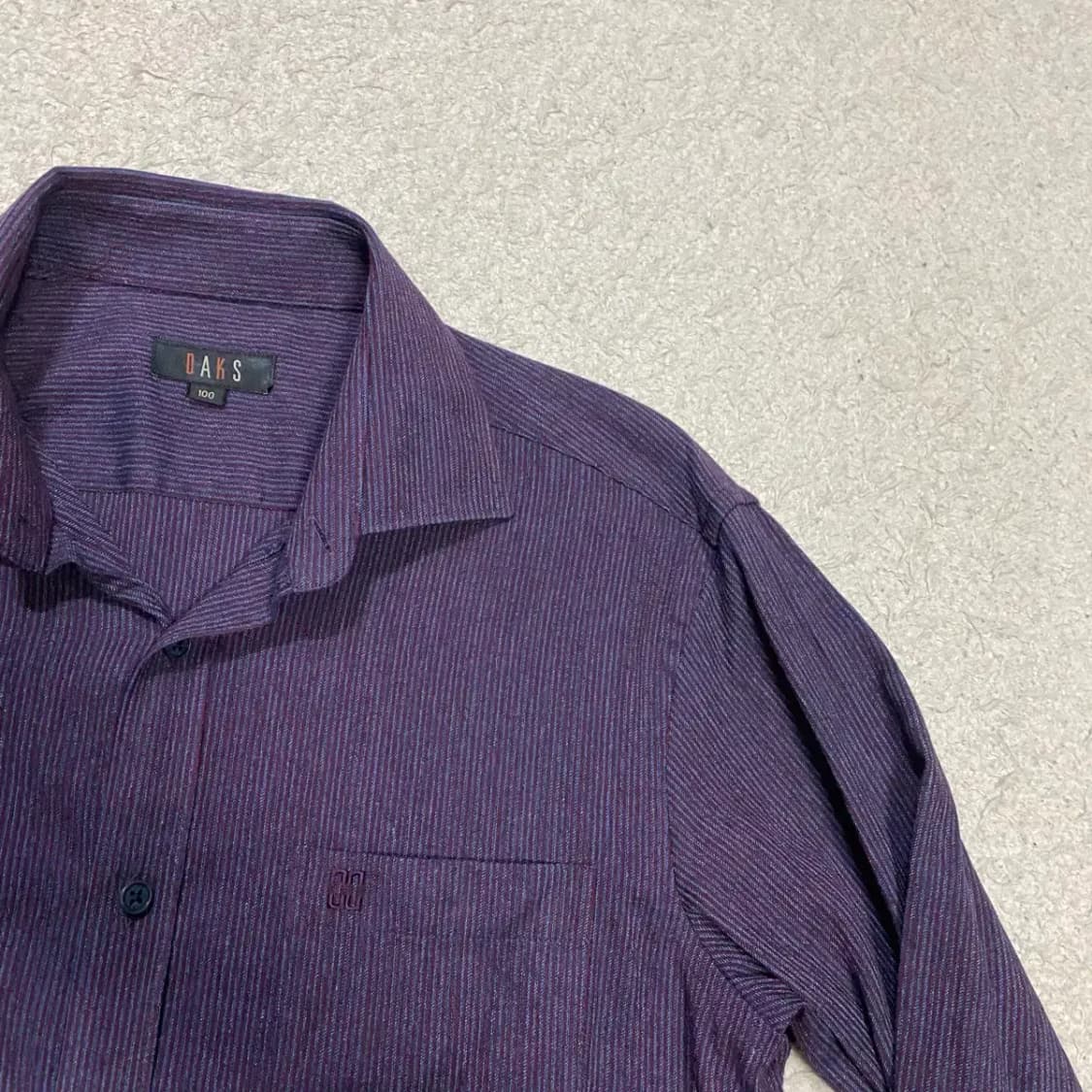 닥스 남성 스트라이프 긴팔 셔츠 100 상품이미지3