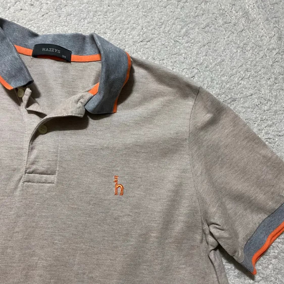 헤지스 반팔 카라티 100 상품이미지3