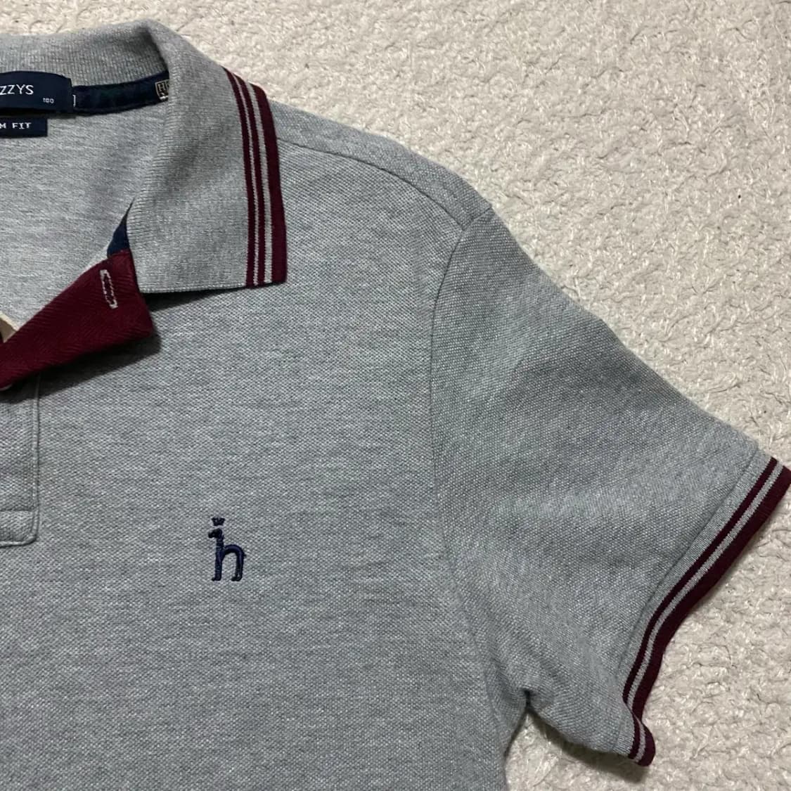 헤지스 반팔 카라티 슬림핏 100 상품이미지3