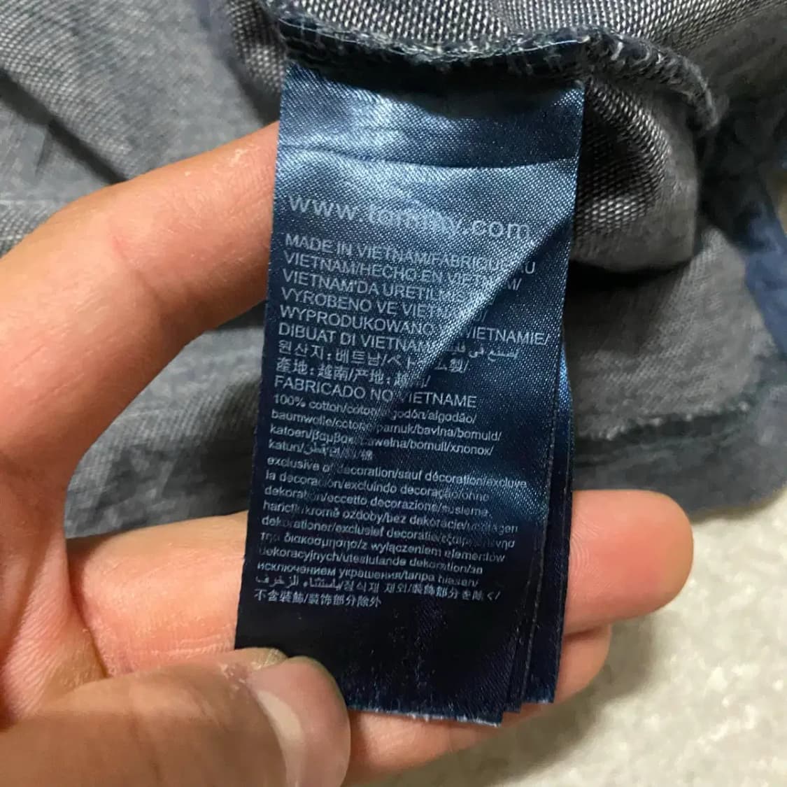 타미힐피거 반팔 카라티 슬림핏 xl 상품이미지4