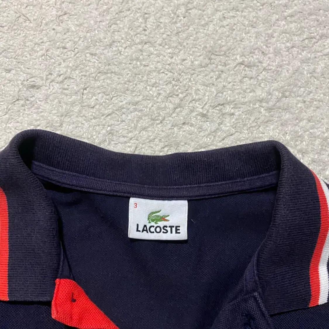 라코스테 반팔 카라티 네이비 95 상품이미지2