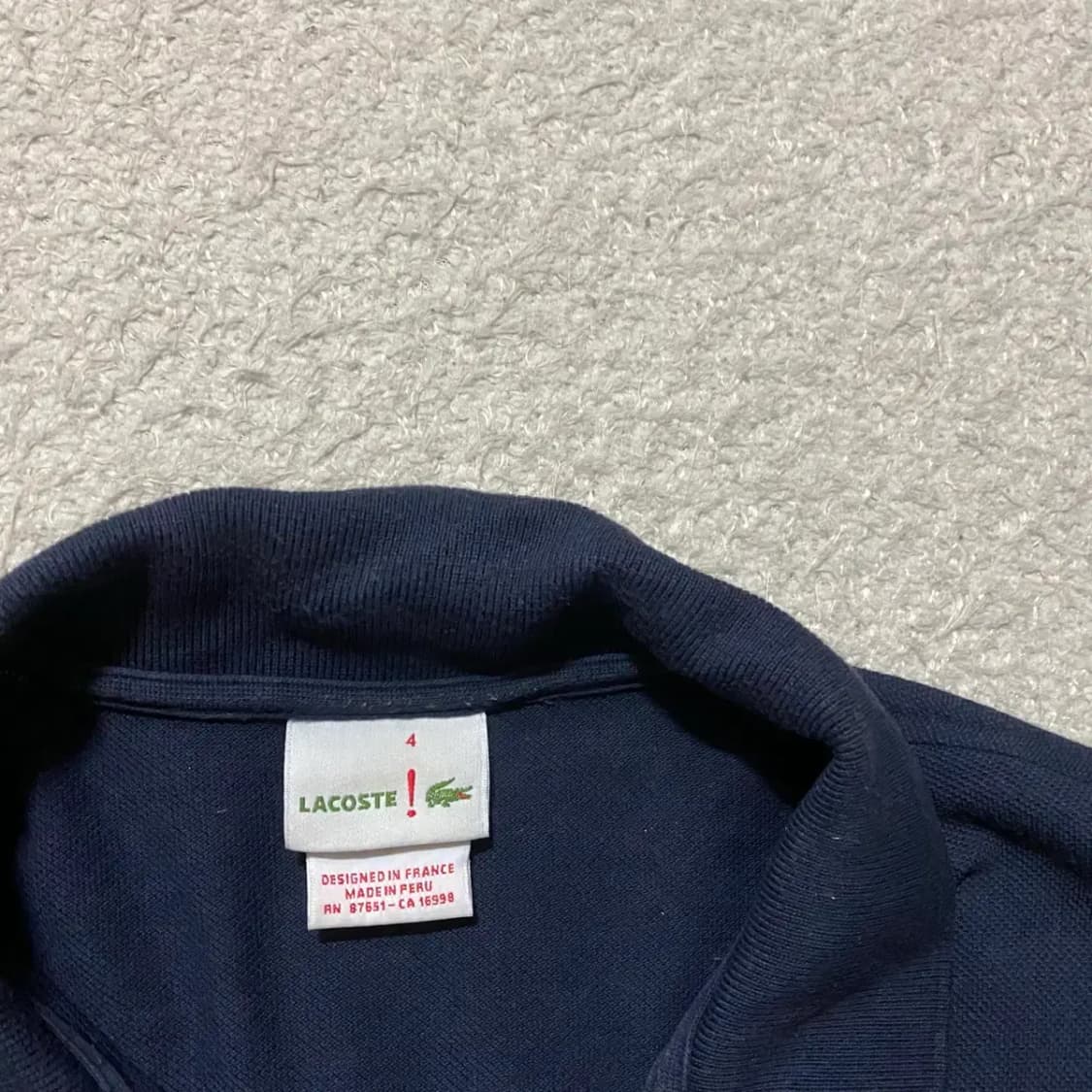 라코스테 네이비 반팔 카라티 4 상품이미지2