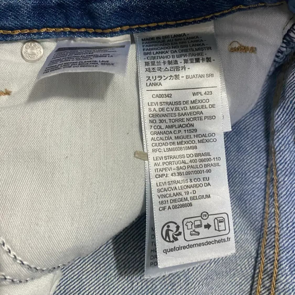 리바이스 숏팬츠 반바지 여성 26인치 상품이미지4