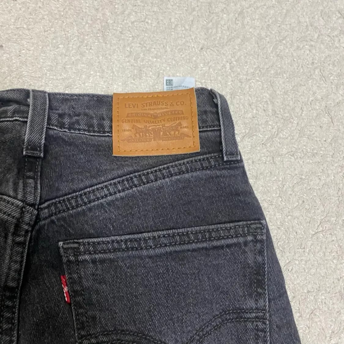 리바이스 흑청 데님 팬츠 여성 24인치 상품이미지8