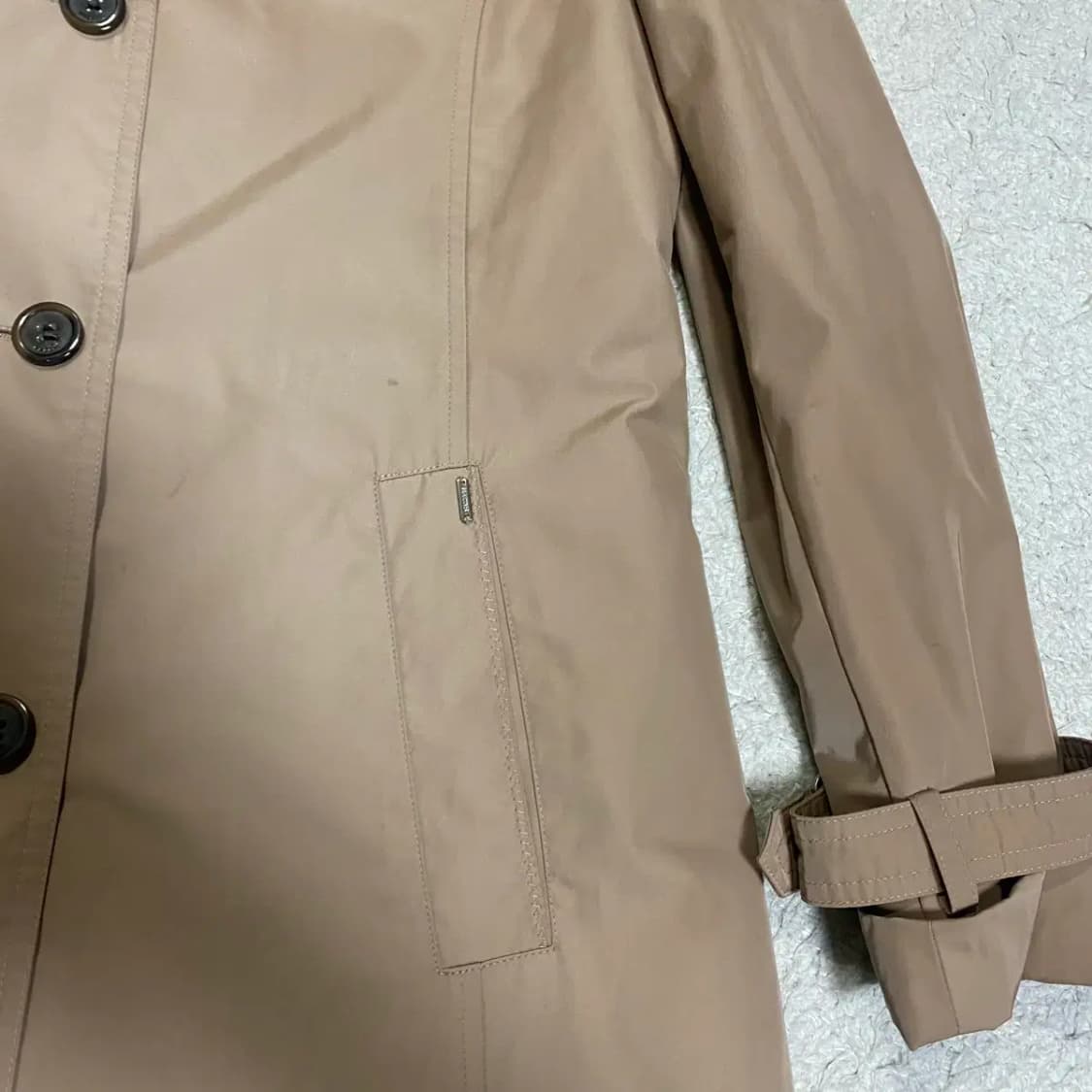 HAZZYS 헤지스 베이지 트렌치 코트 상품이미지2