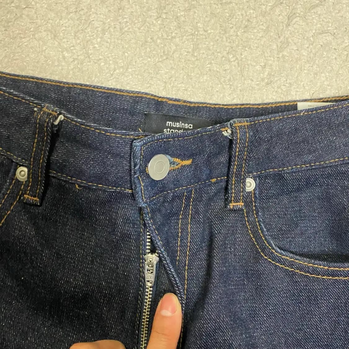 무신사스탠다드 청바지 데님 팬츠 27인치 상품이미지2