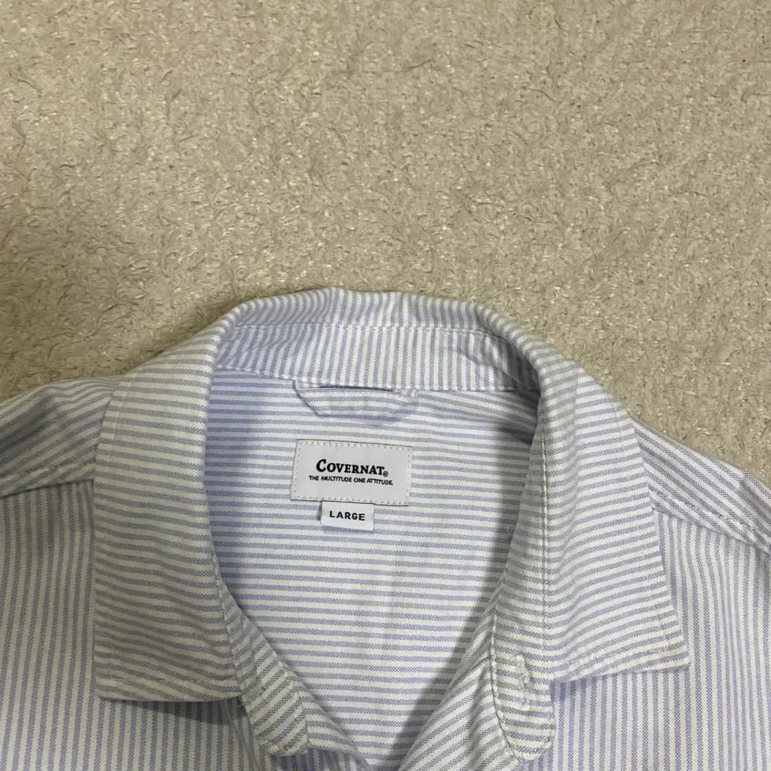 커버낫 스트라이프 셔츠 L 상품이미지2