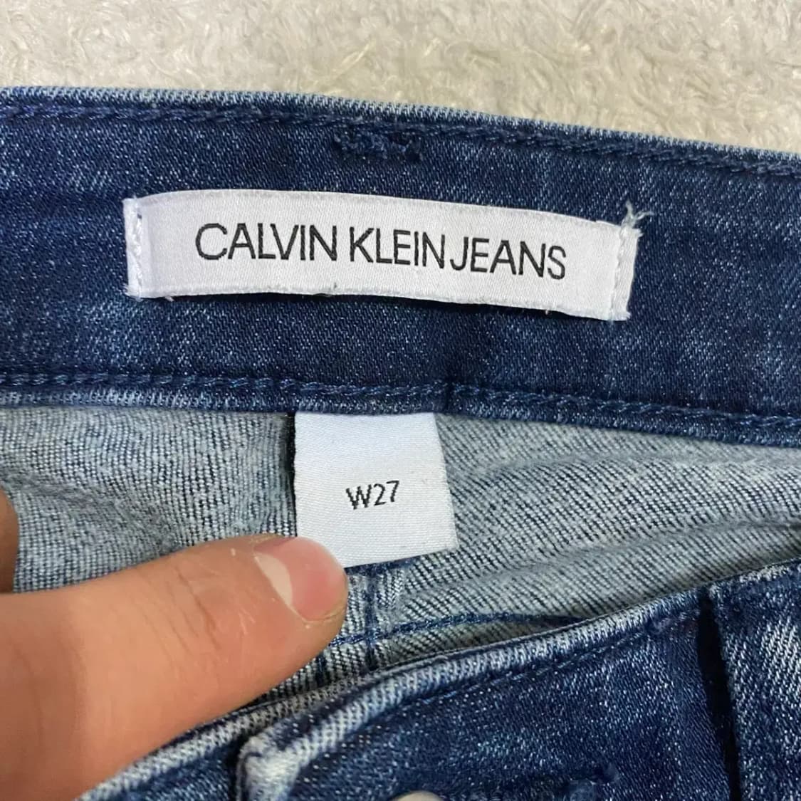 캘빈클라인 부츠컷 청바지 여성 27인치 상품이미지3
