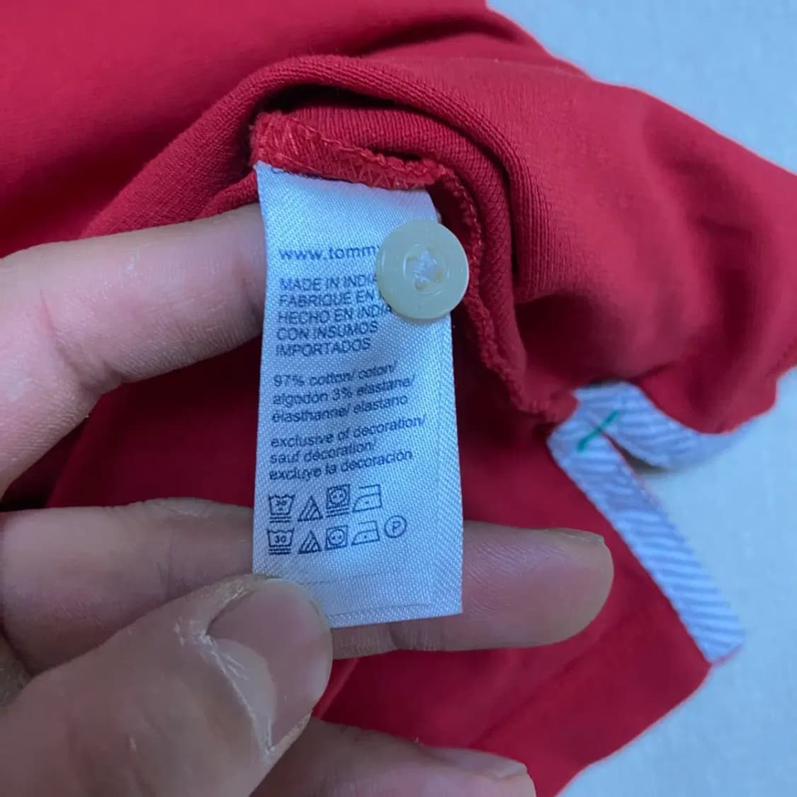 타미힐피거 반팔 카라티 xl 상품이미지4