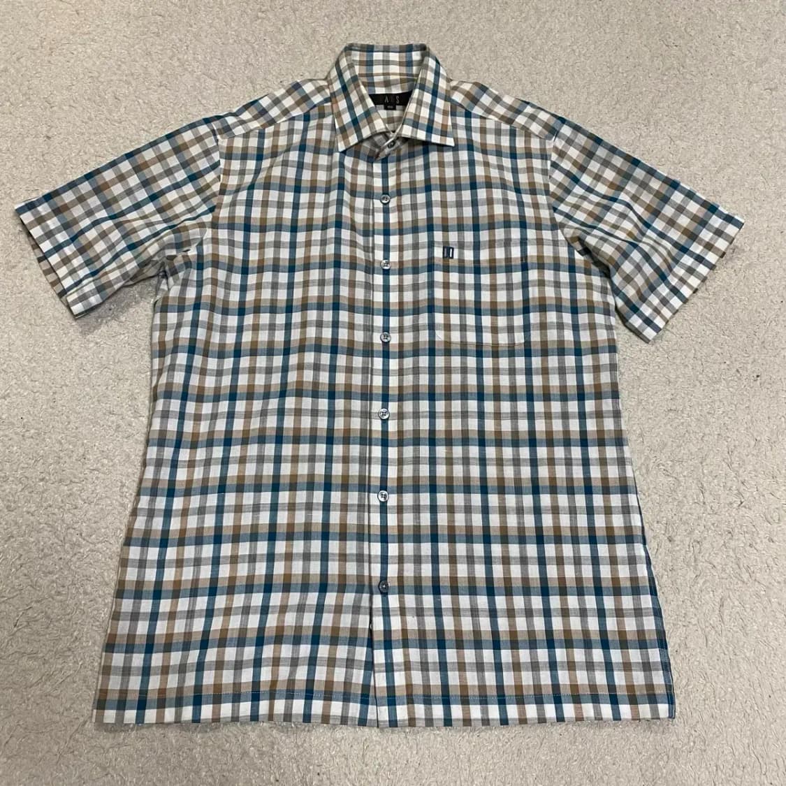 닥스 체크 반팔 셔츠 100 상품이미지2