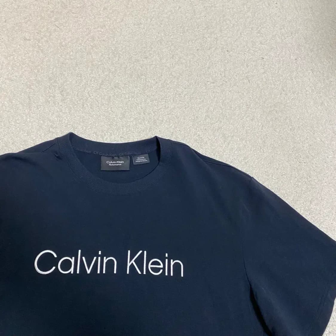 캘빈클라인 네이비 반팔티 3xl 상품이미지2