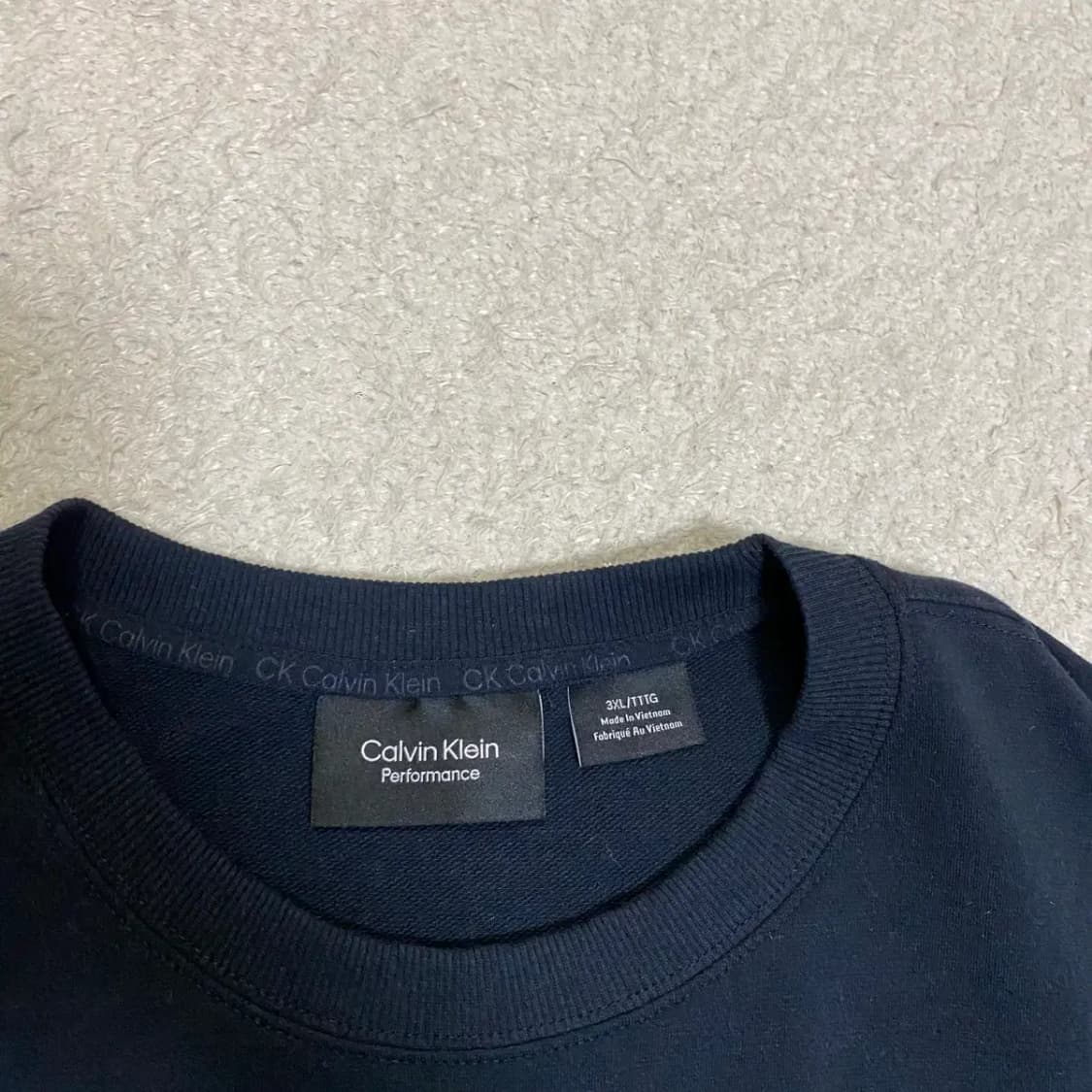 캘빈클라인 네이비 반팔티 3xl 상품이미지3