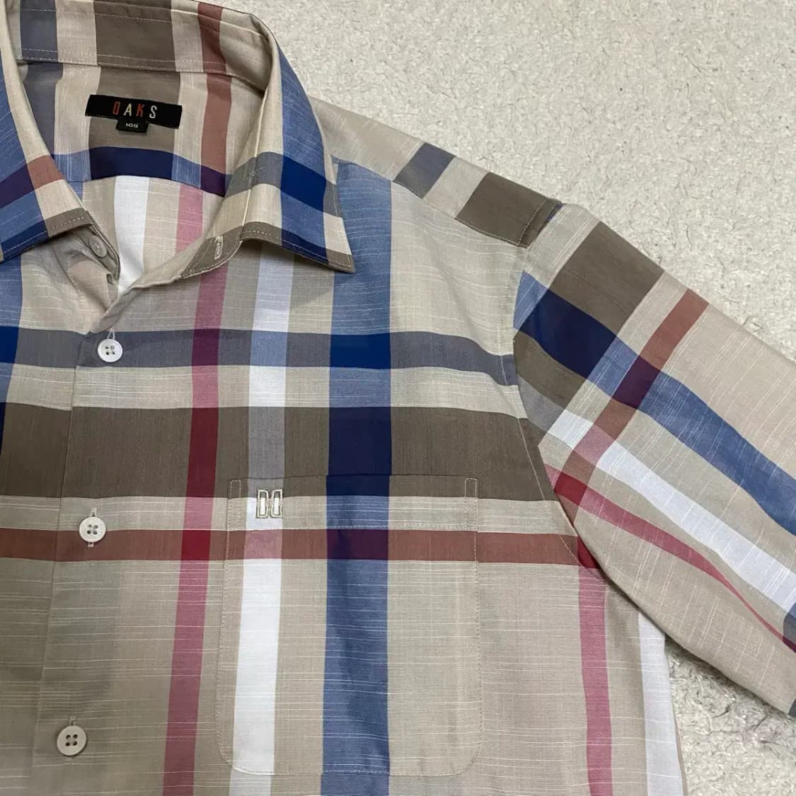 닥스 반팔 셔츠 체크 105 상품이미지2