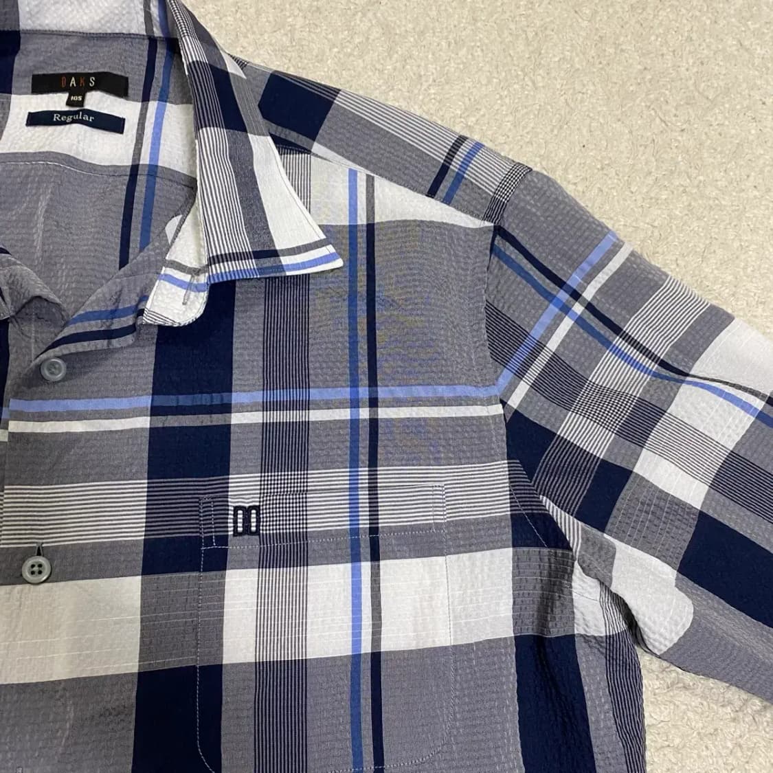 닥스 반팔 셔츠 체크 105 상품이미지2