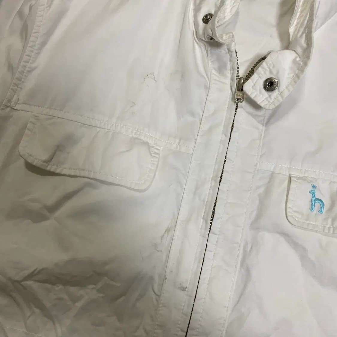 헤지스 화이트 자켓 100 상품이미지1