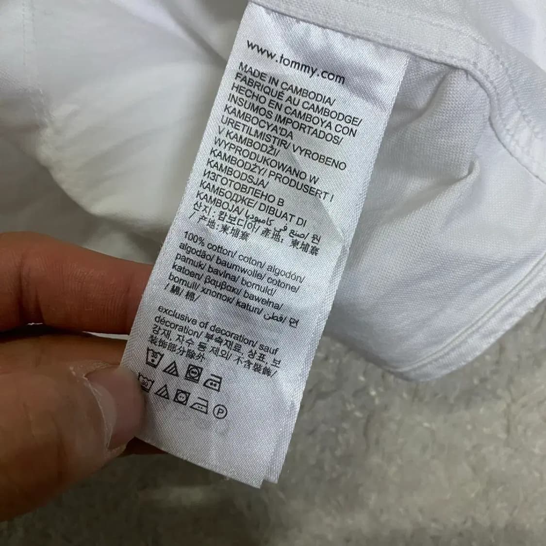 타미힐피거 셔츠 화이트 여성 m 상품이미지3
