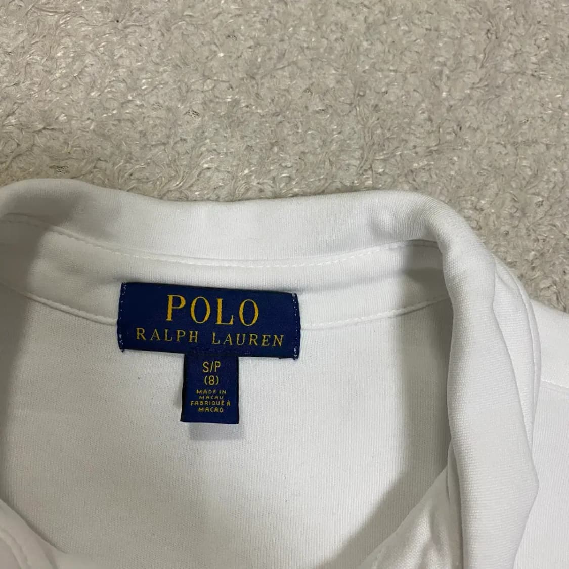폴로 랄프로렌 아동 키즈 화이트 긴팔 셔츠 s 8 상품이미지3