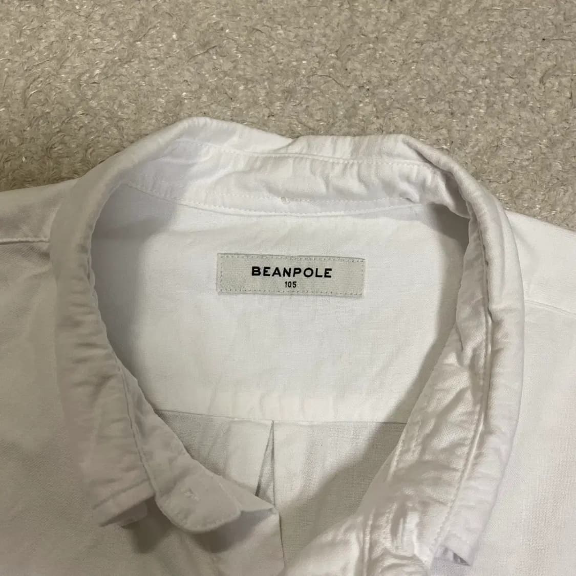 빈폴 반팔 셔츠 화이트 105 상품이미지3