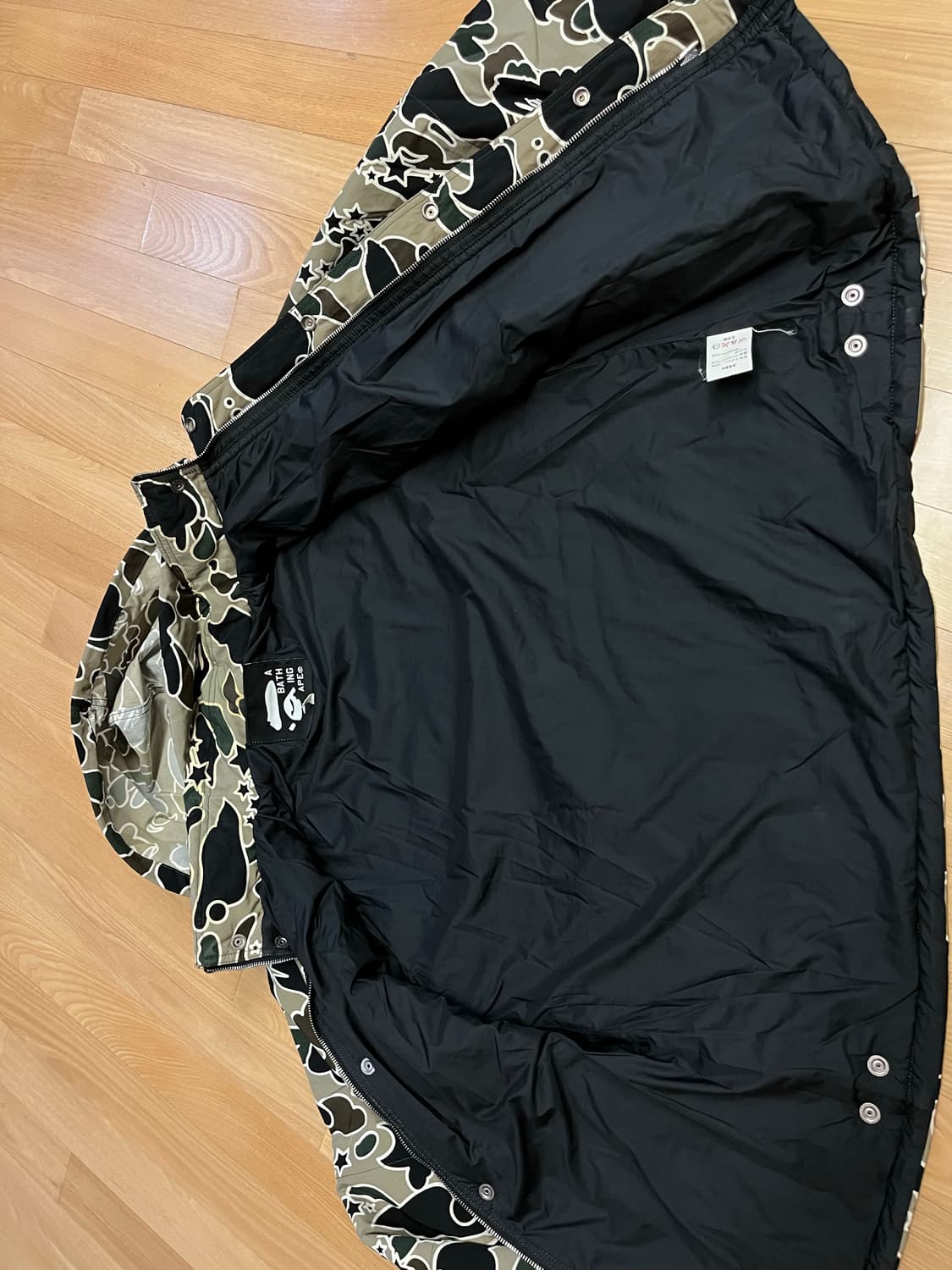 베이프 아카이브 피사체 카모 보드자켓 상품이미지4