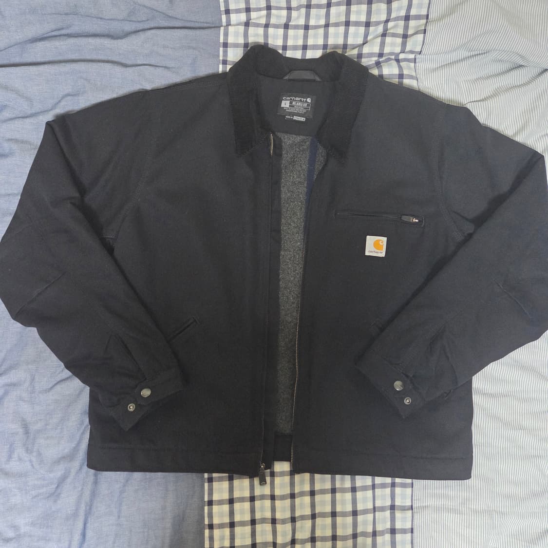 칼하트 US 덕 디트로이트 자켓 블랙 L사이즈 상품이미지2