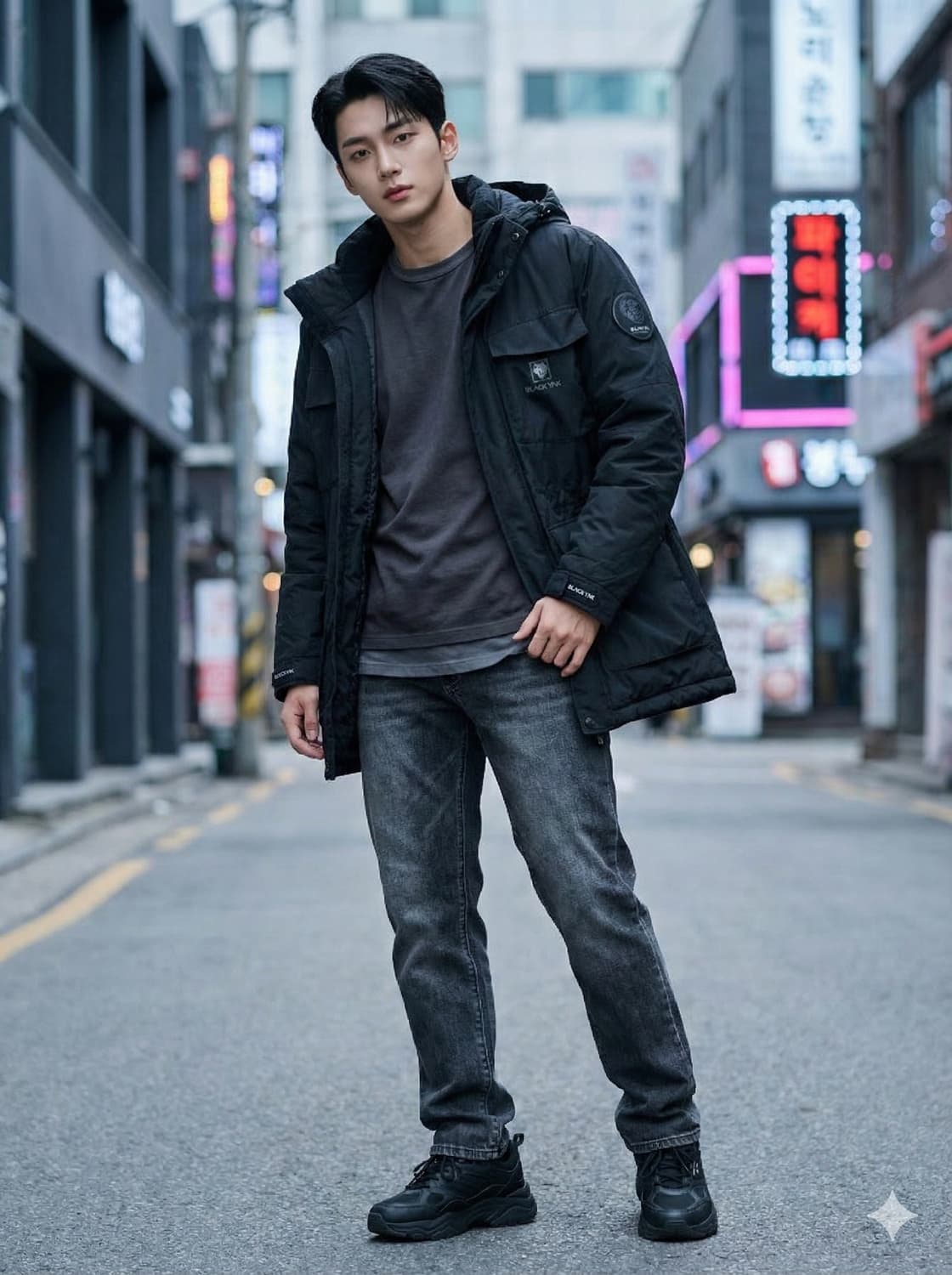 블랙야크 고어텍스 구스다운 블랙 패딩 자켓_95 상품이미지1