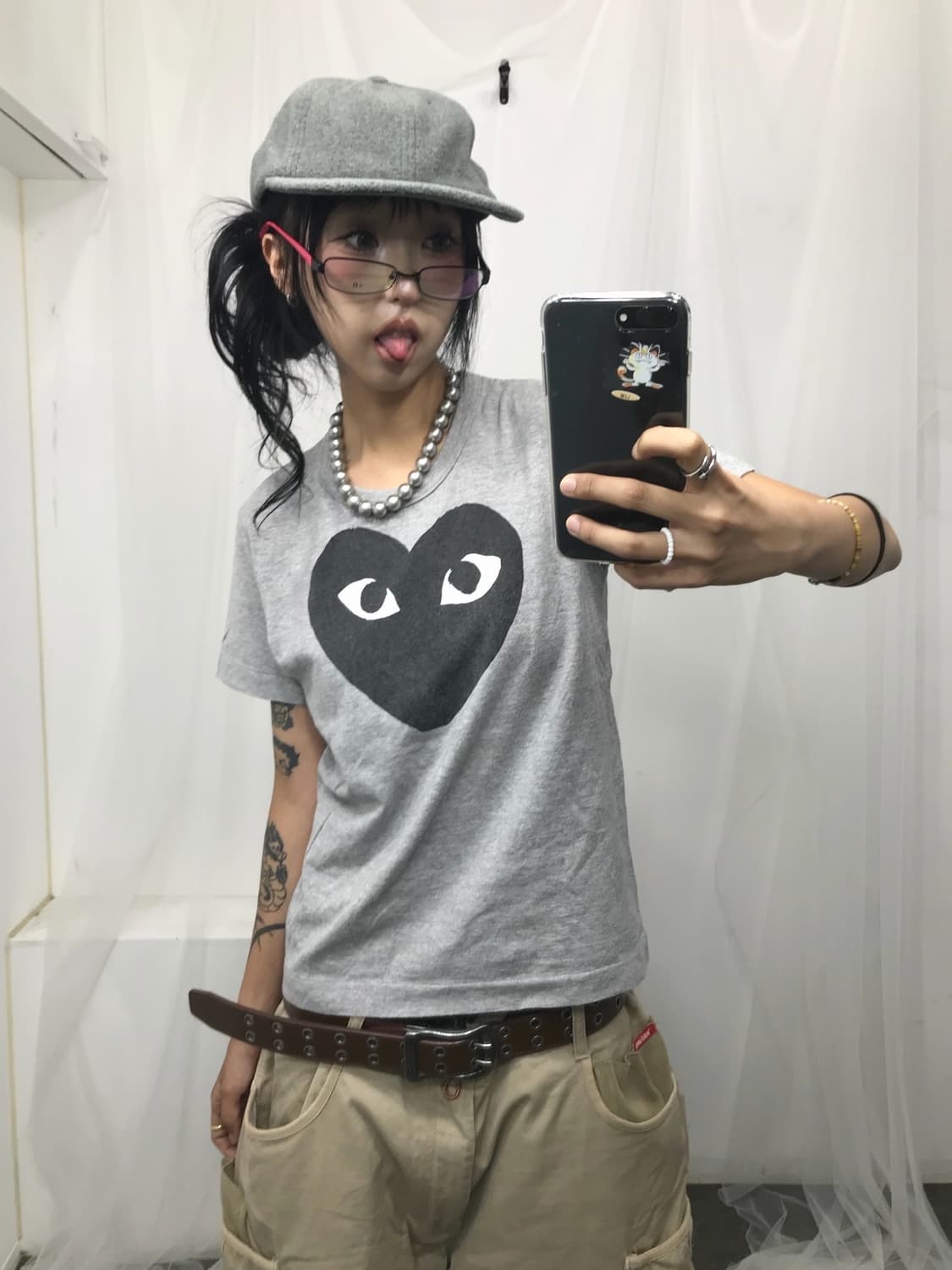  ♥ 꼼데가르송 하트 로고 반팔티셔츠 ♥  상품이미지5